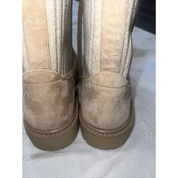 Sam Edelman Women's Lydell Combat Boot Sesame 8.5 Medium - Picture 5 of 10